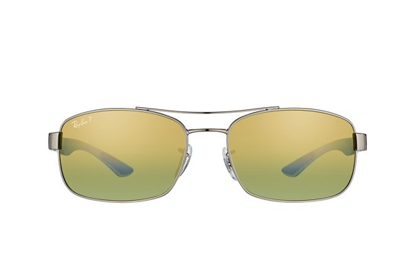   Ray-Ban Chromance Carbon Fibre RB8318CH-004-6O Gunmetal | Green Mirror Chromance Polarized