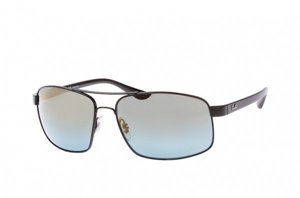   Ray-Ban Chromance RB3604CH-002-J0 Black | Blue Gradient Mirror Polarized