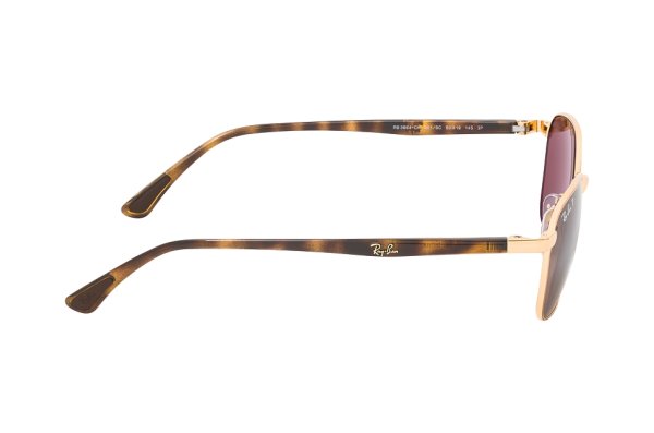   Ray-Ban Chromance RB3664CH-001-BC Arista / Havana | Purple Polarized 