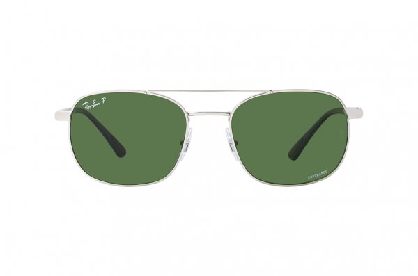   Ray-Ban Chromance RB3670CH-003-P1 Silver | Green Polarized