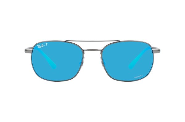   Ray-Ban Chromance RB3670CH-004-4L Gunmetal | Blue Mirror Polarized