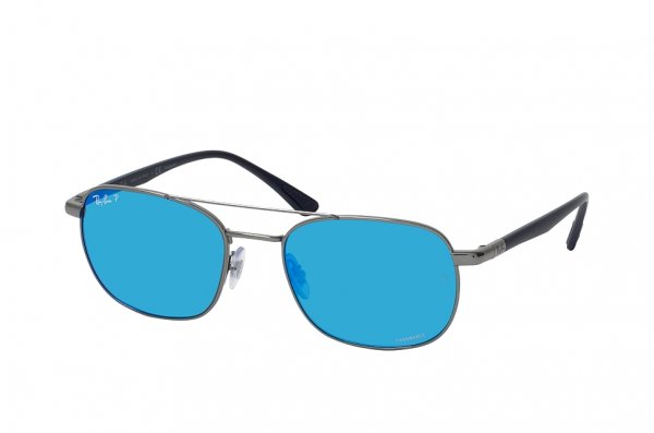   Ray-Ban Chromance RB3670CH-004-4L Gunmetal | Blue Mirror Polarized