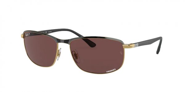   Ray-Ban Chromance RB3671CH-187-AF Black / Arista | Dark Violet Polarized