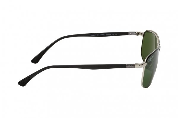   Ray-Ban Chromance RB3671CH-9144-P1 Black | Dark Green Polarized