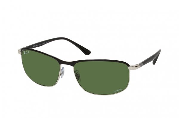   Ray-Ban Chromance RB3671CH-9144-P1 Black | Dark Green Polarized