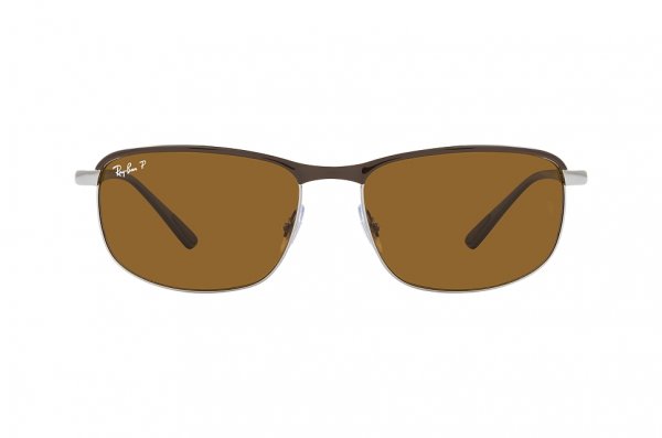   Ray-Ban Chromance RB3671CH-9203-AN Black / Silver | Dark Brown Polarized