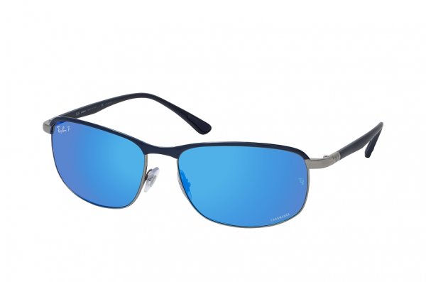   Ray-Ban Chromance RB3671CH-9204-4L Dark Blue | Blue Mirror Polarized