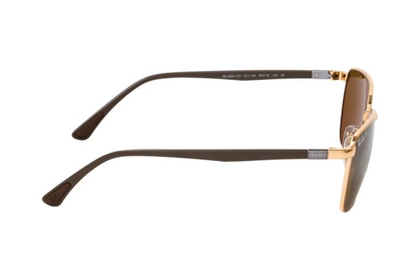   Ray-Ban Chromance RB3684CH-001-AN Arista / Brown | Natural Brown Polarized