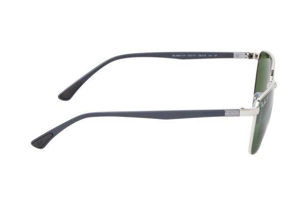   Ray-Ban Chromance RB3684CH-003-P1 Silver | Green Polarized