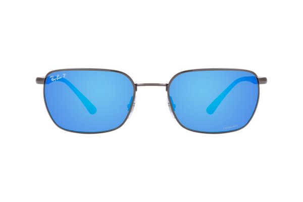   Ray-Ban Chromance RB3684CH-004-4L Gunmetal / Black | Blue Mirror Polarized