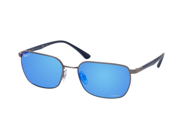   Ray-Ban Chromance RB3684CH-004-4L Gunmetal / Black | Blue Mirror Polarized