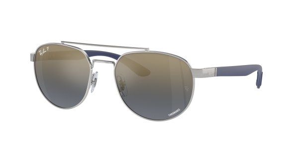   Ray-Ban Chromance RB3736CH-003-J0 Silver / Blue | Grey Mirror Polarized