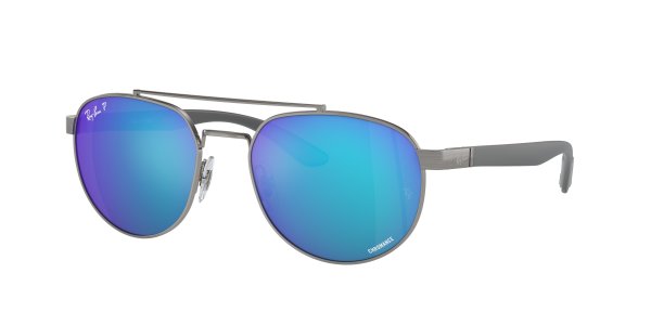   Ray-Ban Chromance RB3736CH-004-A1 Gunmetal / Grey | Blue Mirror Polarized