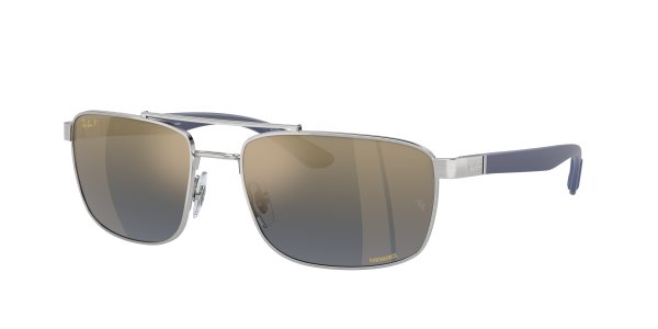   Ray-Ban Chromance RB3737CH-003-J0 Silver / Blue | Grey Mirror Polarized