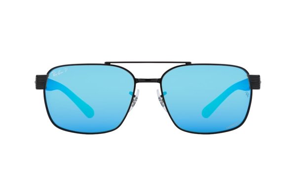   Ray-Ban Chromance RB3751CH-002-4L Black | Blue Mirror Chromance Polarized