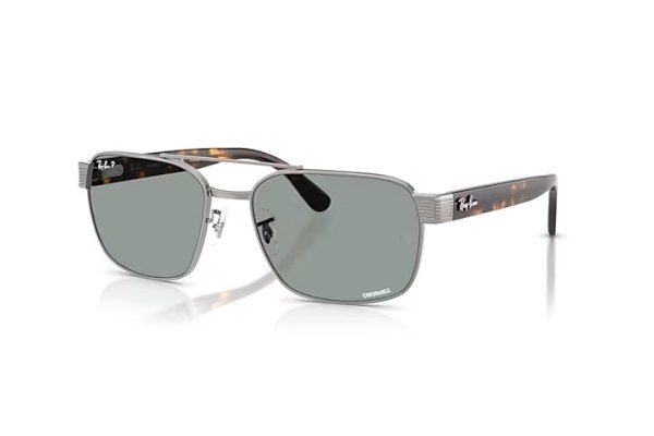   Ray-Ban Chromance RB3751CH-004-3R Gunmetal / Havana | Blue Polarized Chromance 