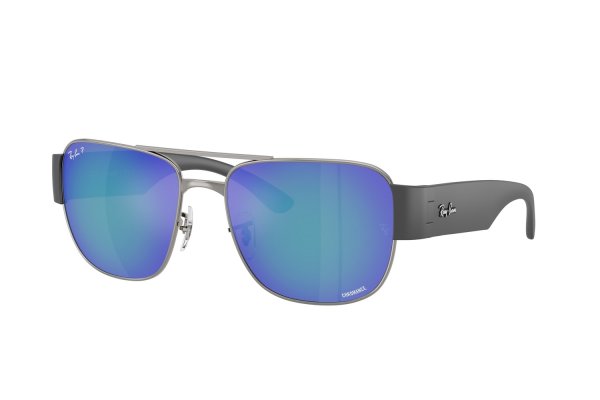   Ray-Ban Chromance RB3756CH-004-4L Gunmetal | Blue Mirror