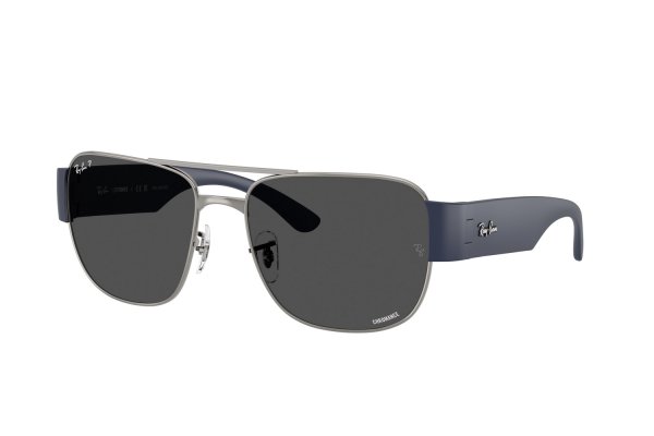   Ray-Ban Chromance RB3756CH-004-K8 Gunmetal / Dark Blue | Dark Grey Polarized