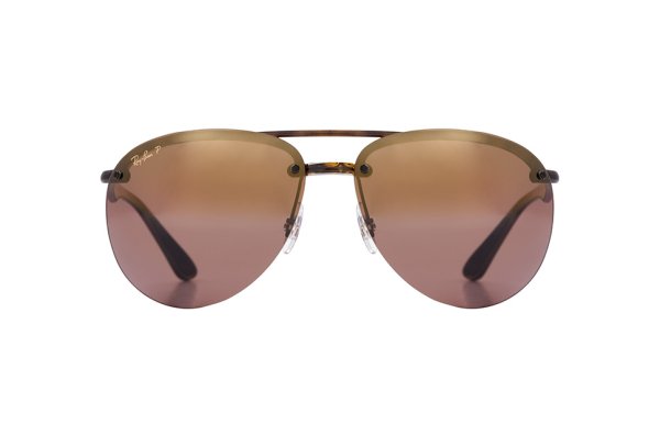   Ray-Ban Chromance RB4293CH-710-6B Havana | Brown Mirror / Gold Gradient Polarized