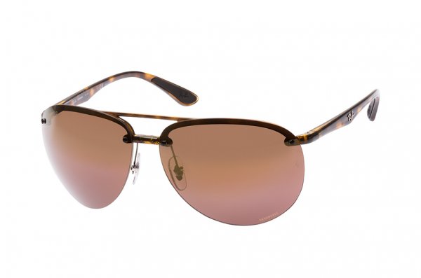   Ray-Ban Chromance RB4293CH-710-6B Havana | Brown Mirror / Gold Gradient Polarized