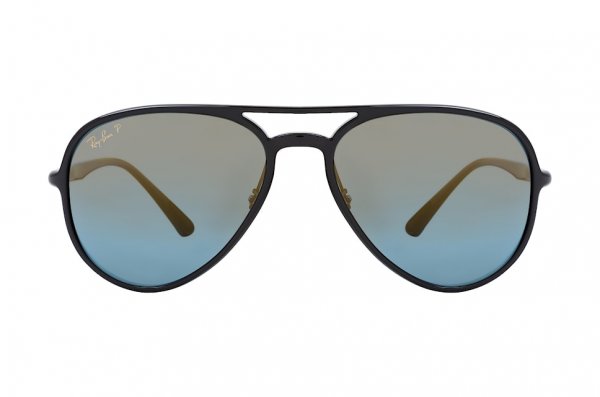  Ray-Ban Chromance RB4320CH-601-J0 Black | Dark Brown/Grey Gradient Polarized