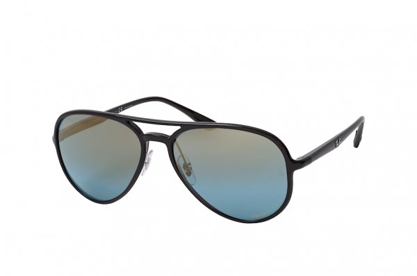   Ray-Ban Chromance RB4320CH-601-J0 Black | Dark Brown/Grey Gradient Polarized