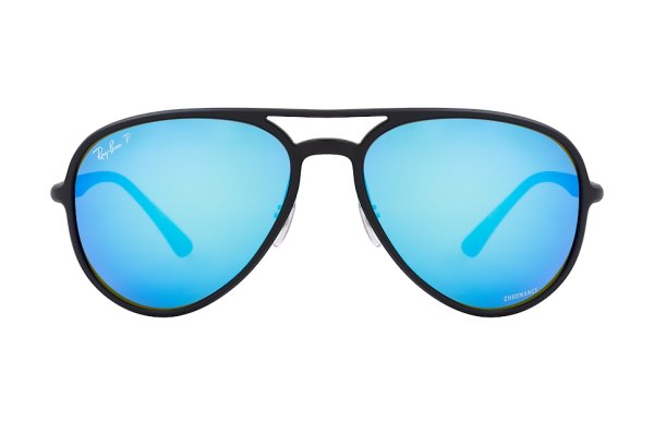   Ray-Ban Chromance RB4320CH-601S-A1 Black | Blue Mirror Chromance Polarized