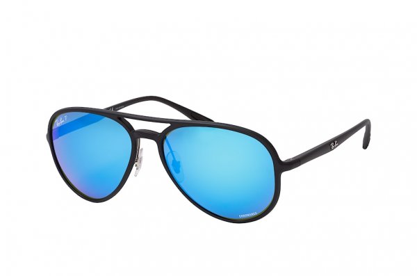   Ray-Ban Chromance RB4320CH-601S-A1 Black | Blue Mirror Chromance Polarized