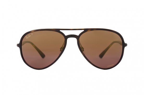   Ray-Ban Chromance RB4320CH-710-6B Havana | Brown Mirror / Gold Gradient Polarized