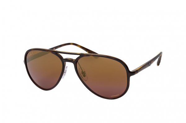   Ray-Ban Chromance RB4320CH-710-6B Havana | Brown Mirror / Gold Gradient Polarized