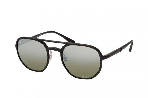   Ray-Ban Chromance RB4321CH-601S-5J Black  | Silver Mirror Chromance Polarized