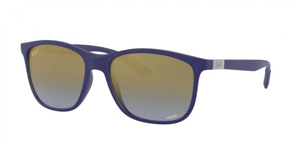  Ray-Ban Chromance RB4330CH-6015-J0 Blue | Gold Mirror Chromance Polarized