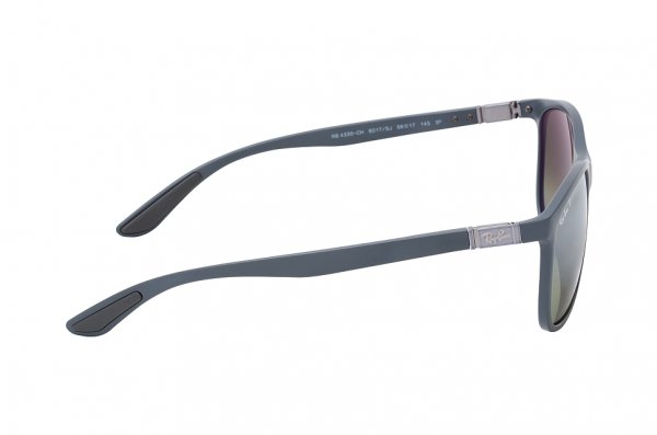  Ray-Ban Chromance RB4330CH-6017-5J Black | Silver Mirror Chromance Polarized