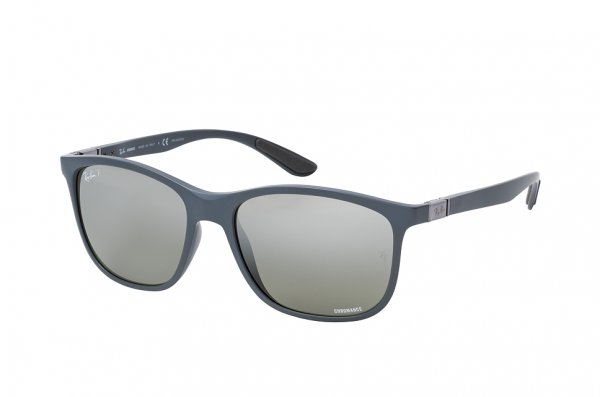   Ray-Ban Chromance RB4330CH-6017-5J Black | Silver Mirror Chromance Polarized