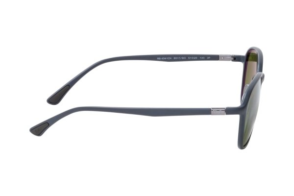   Ray-Ban Chromance RB4341CH-6017-6O Matt Grey | Gold Mirror Polarized