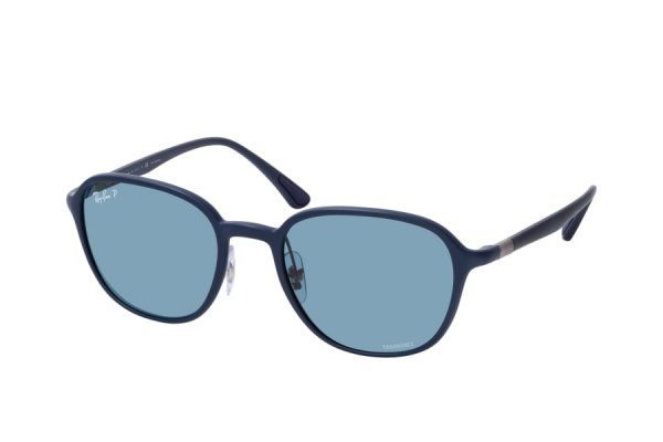   Ray-Ban Chromance RB4341CH-6331-BA Matt Blue | Blue Polarized