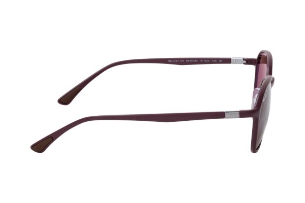   Ray-Ban Chromance RB4341CH-6445-BC Matt Brown | Violet Polarized