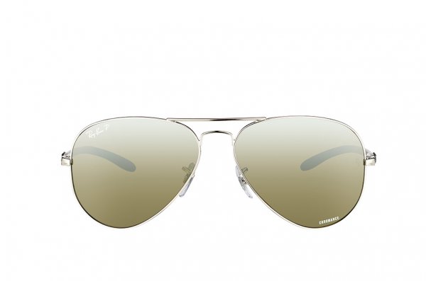   Ray-Ban Chromance RB8317CH-003-5J Carbon Silver | Silver Mirror Chromance Polarized