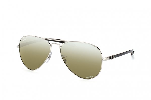   Ray-Ban Chromance RB8317CH-003-5J Carbon Silver | Silver Mirror Chromance Polarized