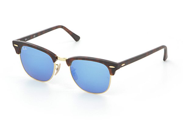 RB3016 1145/17 Ray-Ban Clubmaster Flash Lenses