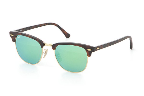 RB3016 1145/19 Ray-Ban Clubmaster Flash Lenses