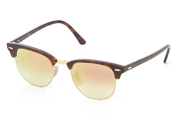 RB3016 990/7O Ray-Ban Clubmaster Flash Lenses