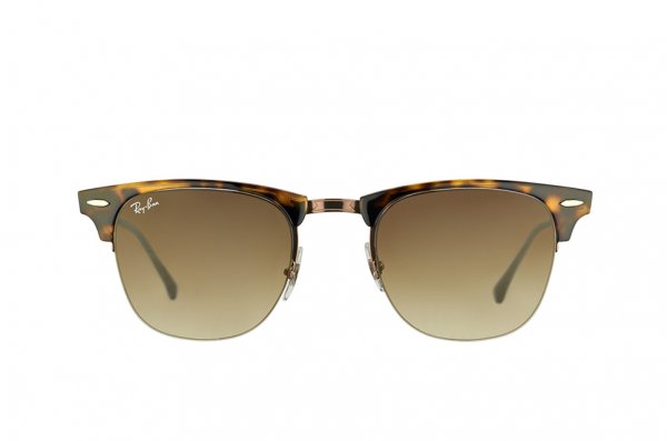   Ray-Ban Clubmaster LightRay RB8056-155-13 Havana / Ruthenium | Gradient Brown