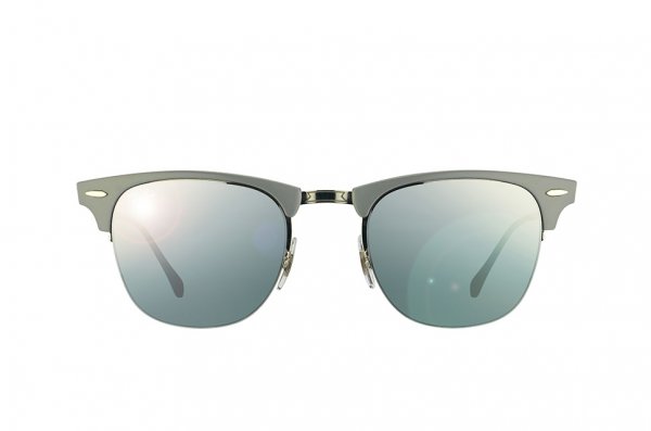   Ray-Ban Clubmaster LightRay RB8056-159-88 Grey / Chrome | Grey Silver Mirror