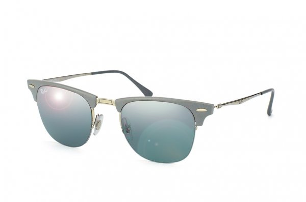  Ray-Ban Clubmaster LightRay RB8056-159-88 Grey / Chrome | Grey Silver Mirror