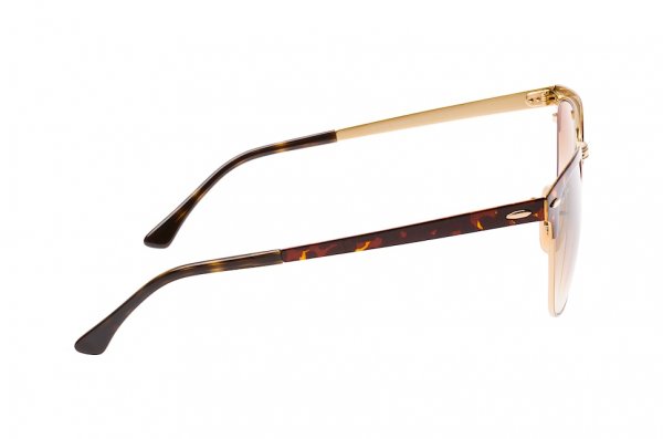   Ray-Ban Clubmaster Metal RB3716-9008-51 Contrast Havana | Gradient Brown