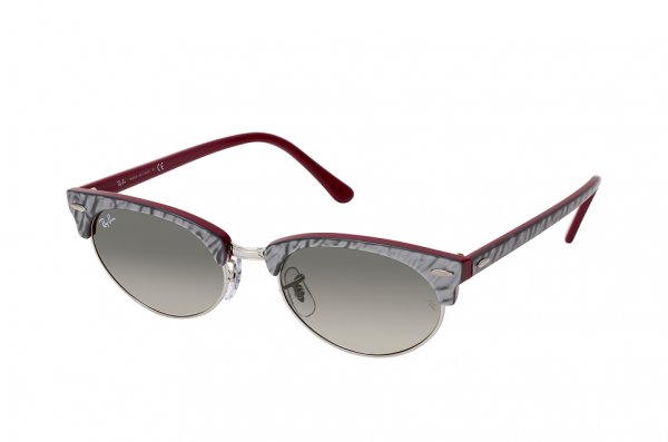   Ray-Ban Clubmaster Oval RB3946-1307-32 Grey | Gradient Light Grey