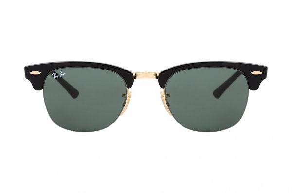   Ray-Ban Clubmaster RB4354-601-71 Black | Natural Green
