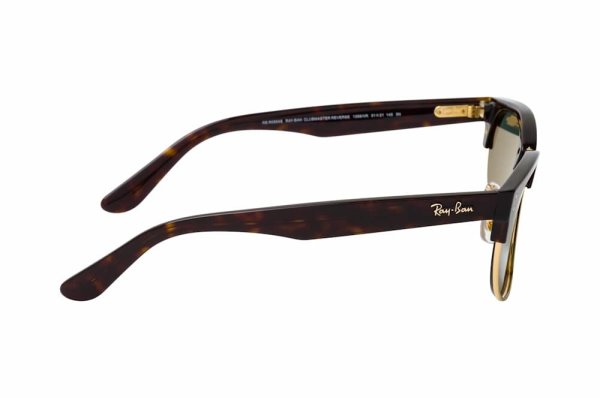   Ray-Ban Clubmaster Reverse RBR0504S-1359-VR Arista / Havana | Natural Green