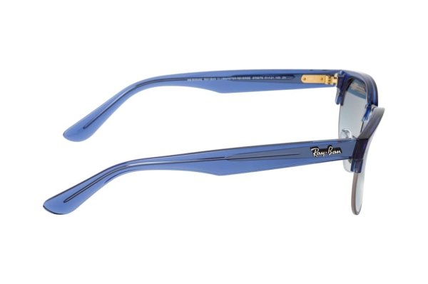   Ray-Ban Clubmaster Reverse RBR0504S-6708-79 Transparent Blue / Silver | Light Blue Gradient